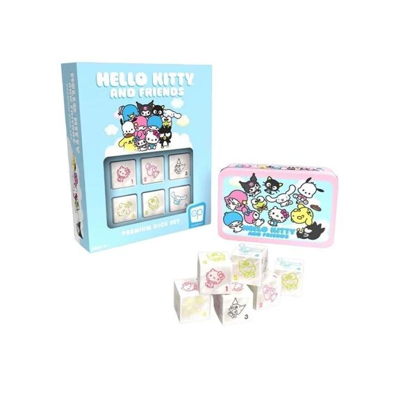 New! Hello Kitty Premium Dice Set - Picture 1 of 4